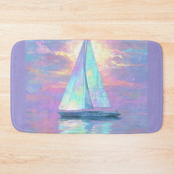 Item preview, Colorful Sailboat Water Reflection Artwork  designed and sold by NivyasArtistry.