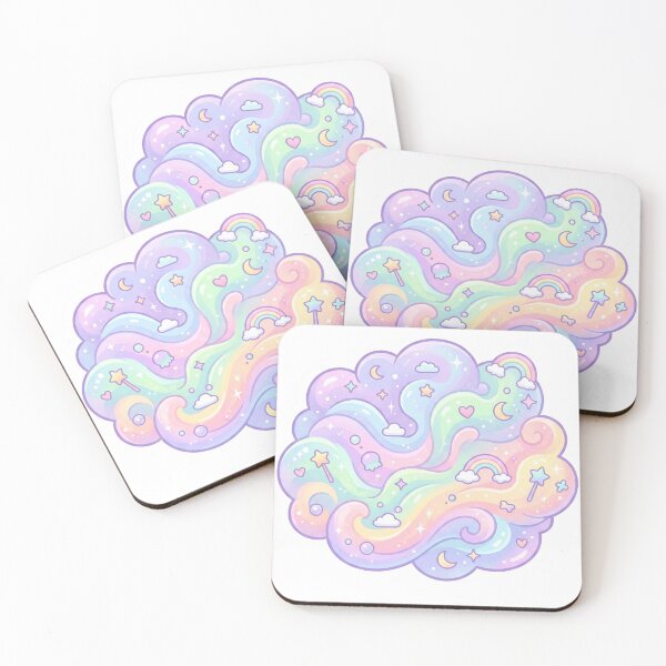 Item preview, Pastel Dreamscape Magic Cloud Sticker designed and sold by CuteRage.