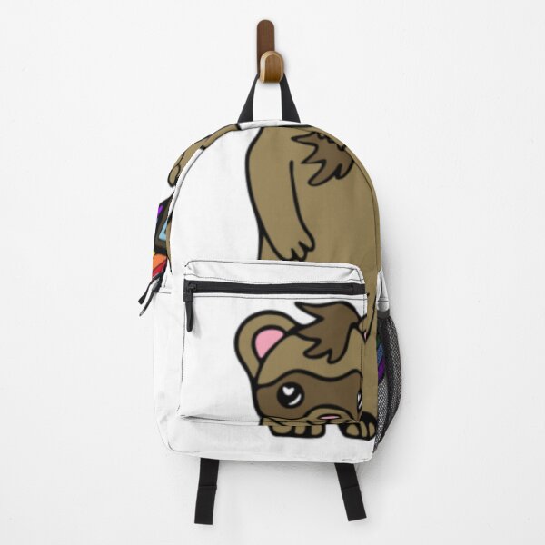 Item preview, Cute Brown Ferret Pride Flag Vector designed and sold by Dimicilan.