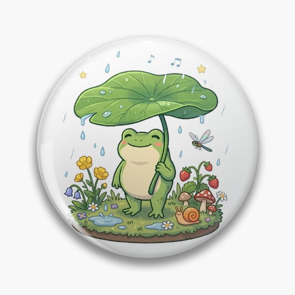 Item preview, Rainy Frog Cartoon designed and sold by MzulhilmiZam.