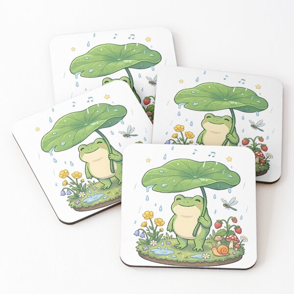 Item preview, Rainy Frog Cartoon designed and sold by MzulhilmiZam.