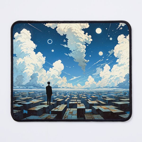 Item preview, Beyond the Endless Horizon – Dreamlike Sky and Infinite Cityscape designed and sold by KiraChie.