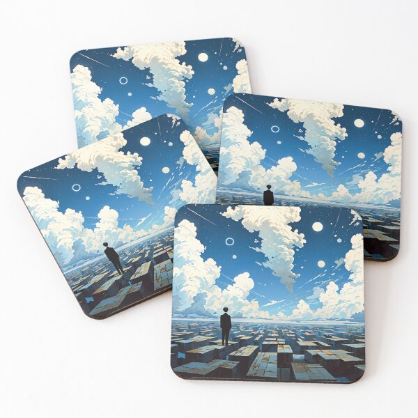 Item preview, Beyond the Endless Horizon – Dreamlike Sky and Infinite Cityscape designed and sold by KiraChie.