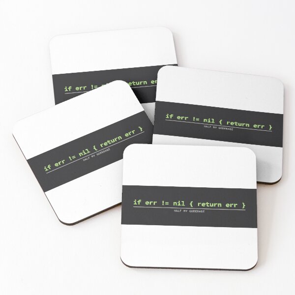 Item preview, if err != nil { return err } Half My Codebase designed and sold by Bianca Oltean.