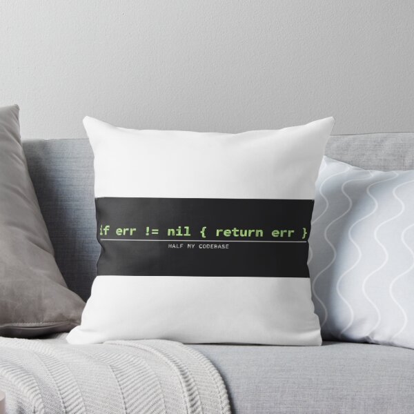 Item preview, if err != nil { return err } Half My Codebase designed and sold by Bianca Oltean.