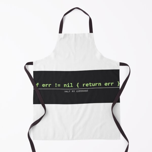 Item preview, if err != nil { return err } Half My Codebase designed and sold by Bianca Oltean.