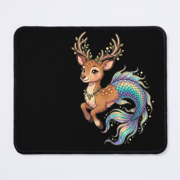 Item preview, Cute Deer Mermaid Fantasy Animal designed and sold by Rexusstain.