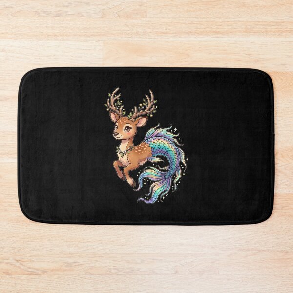 Item preview, Cute Deer Mermaid Fantasy Animal designed and sold by Rexusstain.