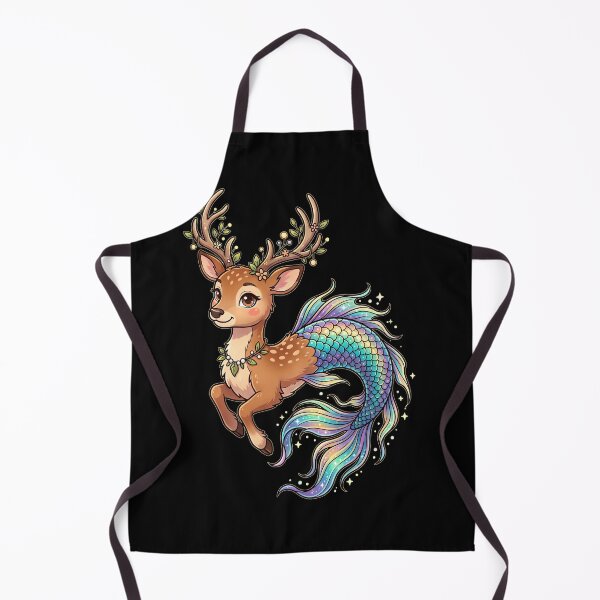 Item preview, Cute Deer Mermaid Fantasy Animal designed and sold by Rexusstain.