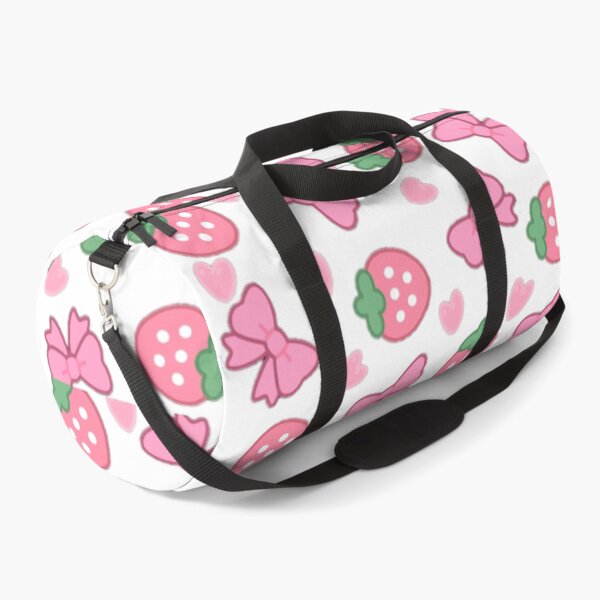 Item preview, Cute Strawberry Bows & Hearts Kawaii Pattern designed and sold by Dreamy fantasy design.