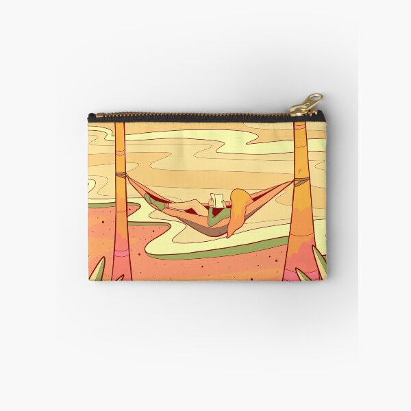 Item preview, Beach hammock reading designed and sold by Swadeillustrations.