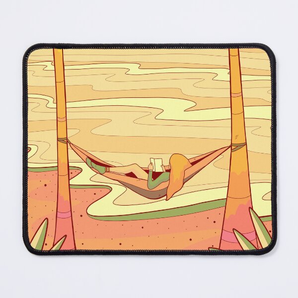Item preview, Beach hammock reading designed and sold by Swadeillustrations.