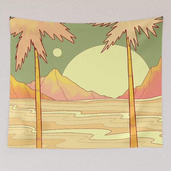Item preview, Beach hammock reading designed and sold by Swadeillustrations.