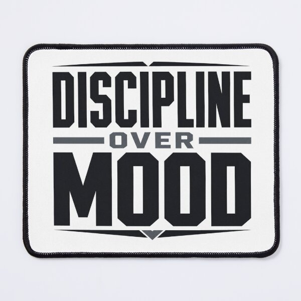 Item preview, Discipline Over Mood – Mental Toughness Motivation Design designed and sold by the-dovlat.