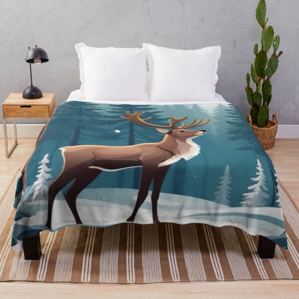 Item preview, Snowy Forest Reindeer Magic designed and sold by Kochainn.
