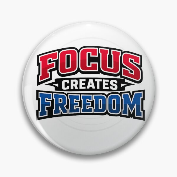 Item preview, Focus Creates Freedom – Productivity Mindset Typography designed and sold by the-dovlat.