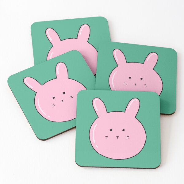 Item preview, Cute Pink Bunny Balloon Character designed and sold by ubborn.