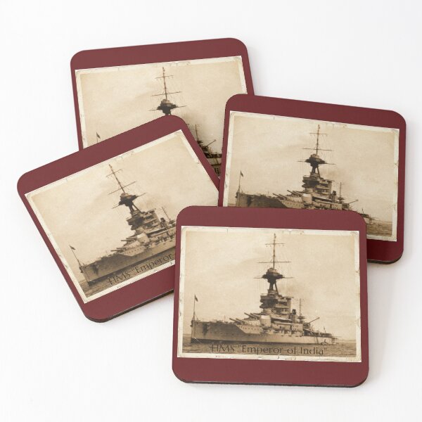 Item preview, HMS Emperor of India Vintage Postcard Art designed and sold by The store under the battleship :).