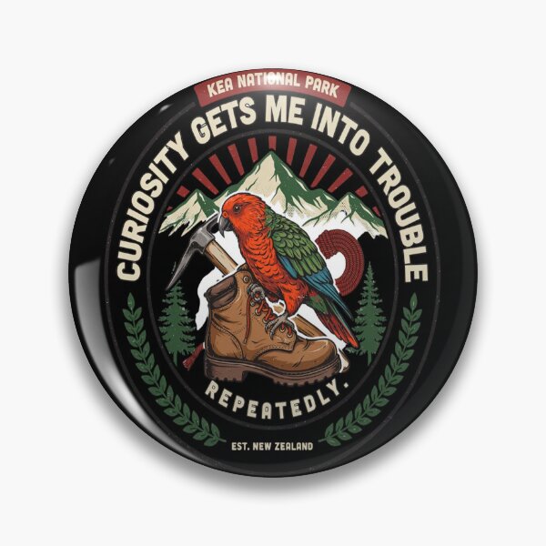 Item preview, Kea Parrot Curiosity Gets Me Into Trouble Repeatedly designed and sold by Max Store.