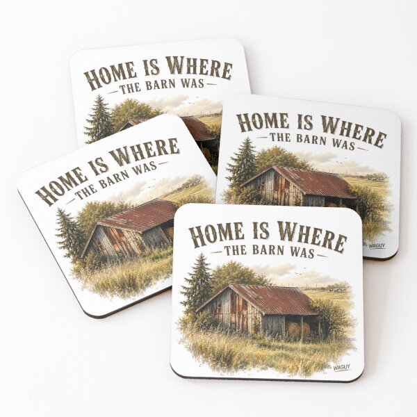 Item preview, HOME IS WHERE THE BARN WAS | Farm Memories & Rural Heritage designed and sold by WAGUY.