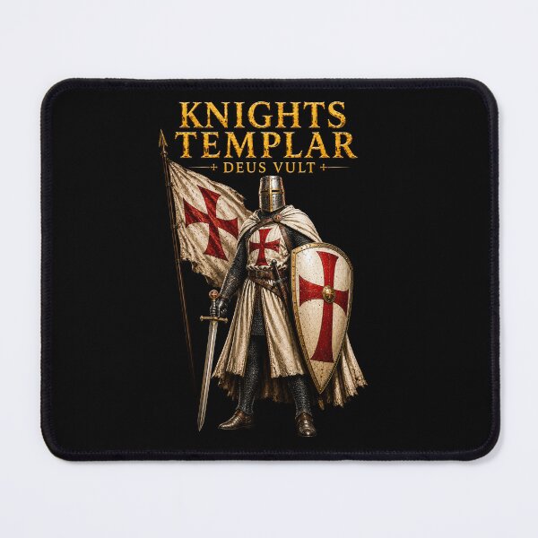 Item preview, Knights Templar Medieval Crusader Warrior Art designed and sold by Retr0Tshirts.