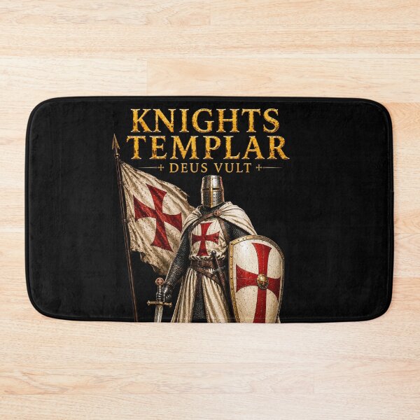 Item preview, Knights Templar Medieval Crusader Warrior Art designed and sold by Retr0Tshirts.