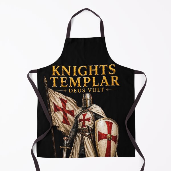 Item preview, Knights Templar Medieval Crusader Warrior Art designed and sold by Retr0Tshirts.