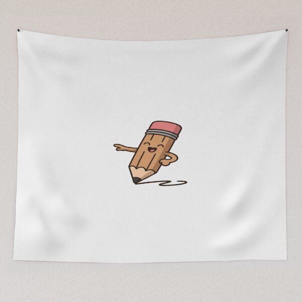 Item preview, Happy Drawing Pencil Character designed and sold by Artisan Finds Online.
