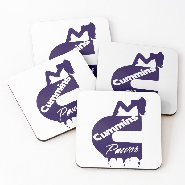 Item preview, Cummins Power Dripping Logo Mudflap Girl Silhouette designed and sold by vincenttamelas.