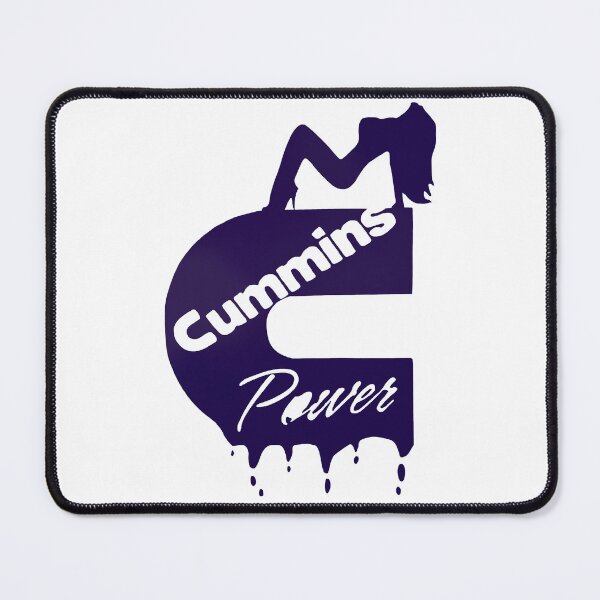 Item preview, Cummins Power Dripping Logo Mudflap Girl Silhouette designed and sold by vincenttamelas.