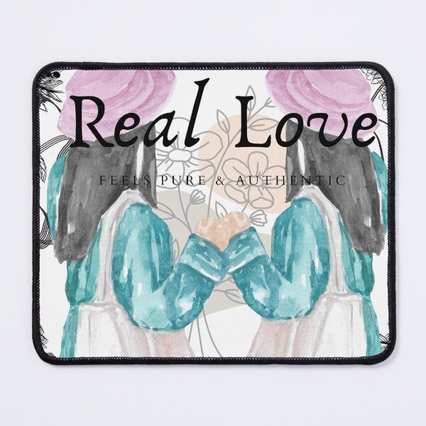 Item preview, Cottagecore Twin Girls Real Love Floral Illustration designed and sold by ranivibes008.