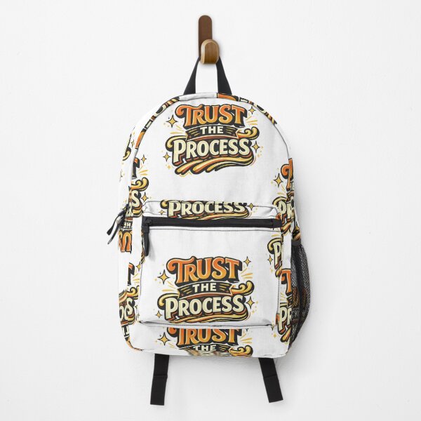 Item preview, Trust The Process Motivational Quote Retro Vintage Typography Design | Inspirational Mindset Graphic designed and sold by HEERYAK.