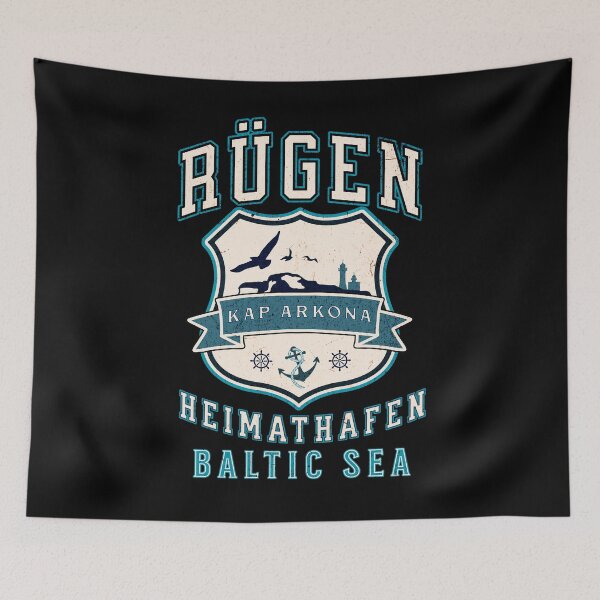 Item preview, Rügen Cape Arkona Home Port Baltic Sea Vintage Design designed and sold by HoshisWorld2018.