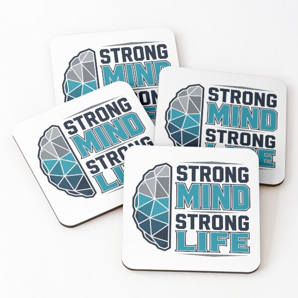Item preview, Strong Mind Strong Life – Mental Strength Typography designed and sold by the-dovlat.