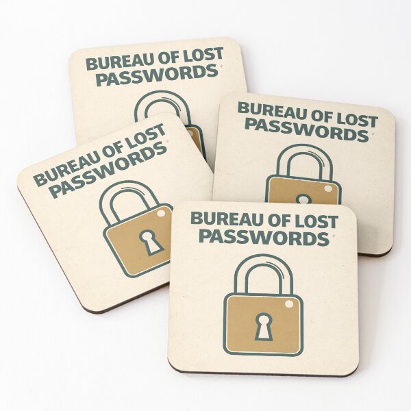 Item preview, Bureau of Lost Passwords Retro Poster designed and sold by PictorialWhimsy.