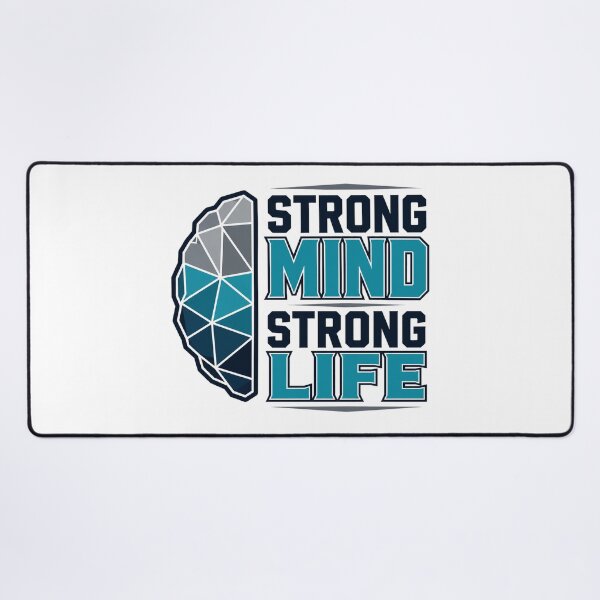 Item preview, Strong Mind Strong Life – Mental Strength Typography designed and sold by the-dovlat.
