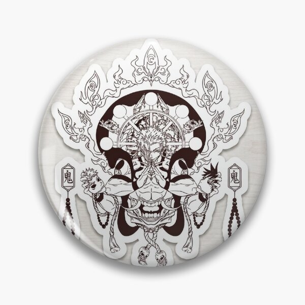 Item preview, Demonic Zen Master - Dark Anime Graphic Art designed and sold by FutureTrend2026.