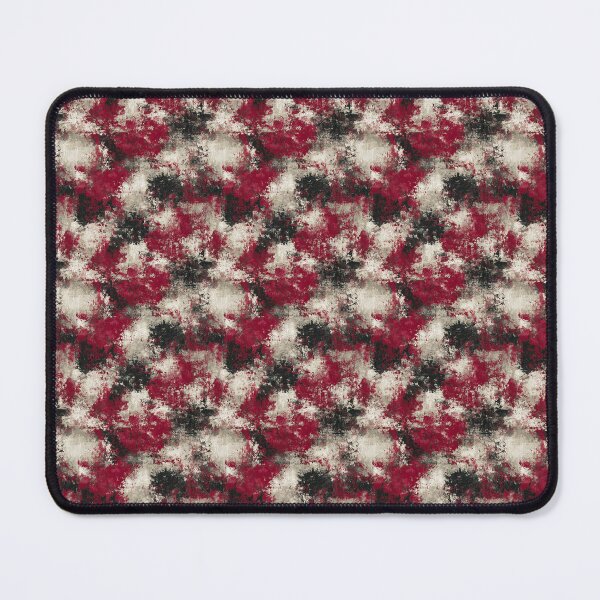 Item preview, Red And Cream Heavy Distressed Abstract Grunge Pattern designed and sold by igraphixart.