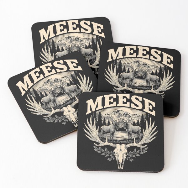 Item preview, Meese Funny Moose Humor Camping Wildlife Outdoor Nature designed and sold by CF_VintageDesign.