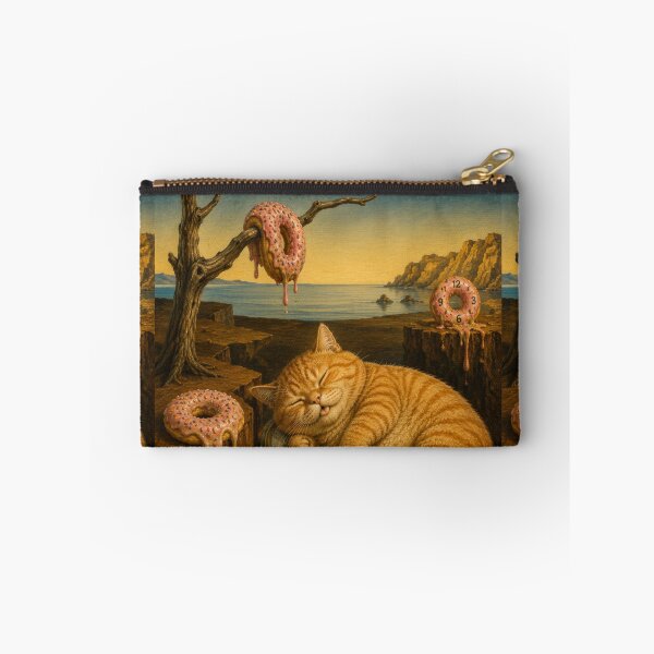 Item preview, Funny Chonky Orange Cat Daydreamscape Melting Donut Dreams designed and sold by Mindworx21.
