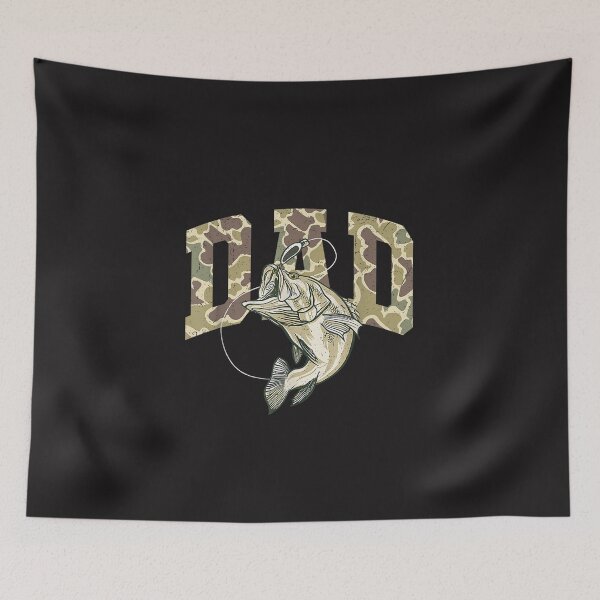 Item preview, Dad Bass Fishing Camouflage Fisherman Angler Father Design designed and sold by kiralynstration.