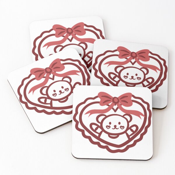 Item preview, Cute Teddy Bear in Heart Frame designed and sold by KasikaStudioS.