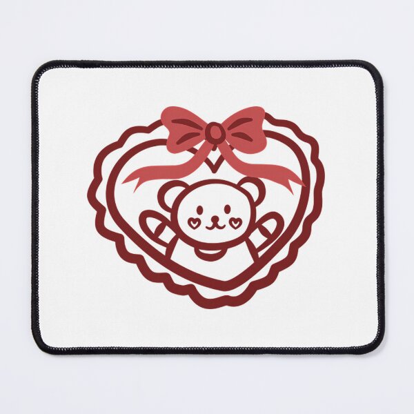 Item preview, Cute Teddy Bear in Heart Frame designed and sold by KasikaStudioS.