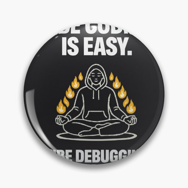 Item preview, Vibe Coding Is Easy Vibe Debugging Is The Hard Part designed and sold by Bianca Oltean.