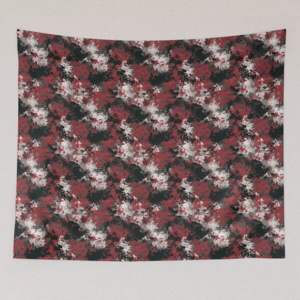 Item preview, Deep Burgundy And Black Weathered Abstract Pattern designed and sold by igraphixart.