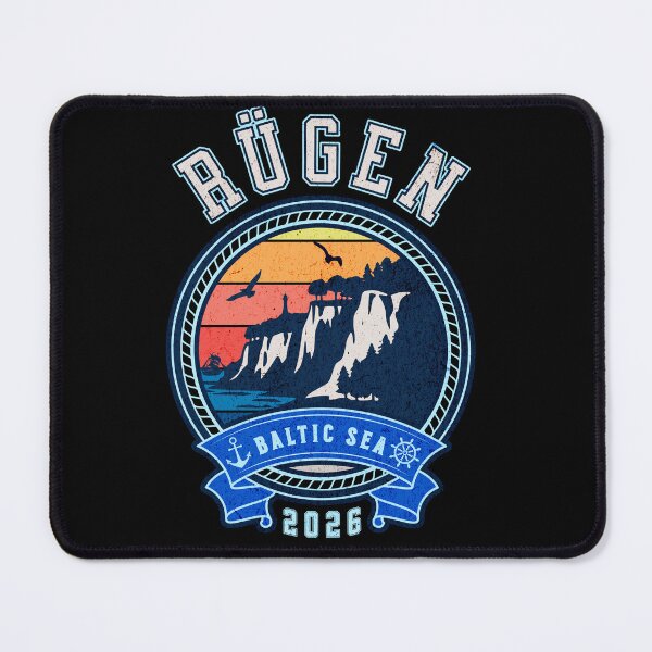 Item preview, Rügen Island Baltic Sea 2026 Vintage Sunset Design designed and sold by HoshisWorld2018.
