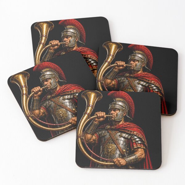 Item preview, Cornicen Roman Legion Military Musician Art designed and sold by Retr0Tshirts.