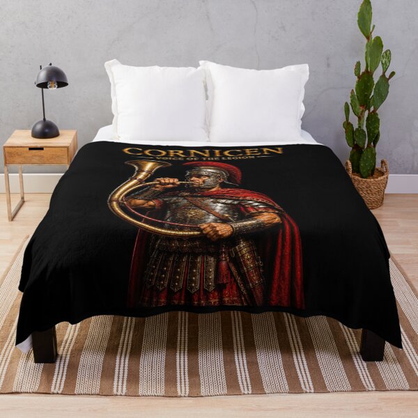 Item preview, Cornicen Roman Legion Military Musician Art designed and sold by Retr0Tshirts.