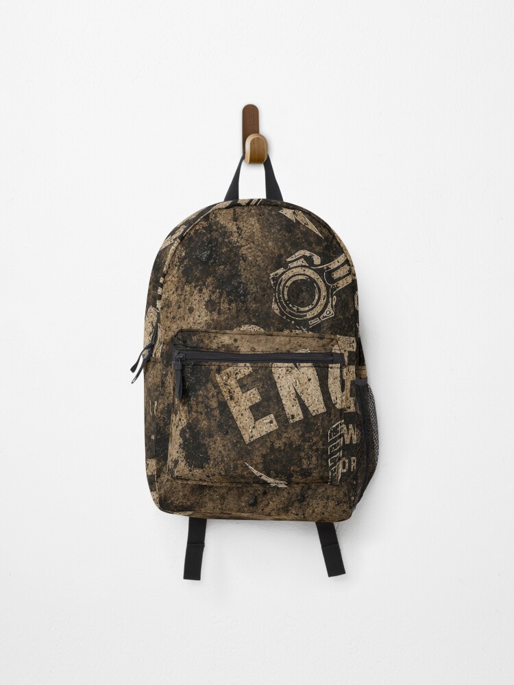 Thumbnail 1 of 3, Backpack, Greasy Engine designed and sold by designbywhacky.