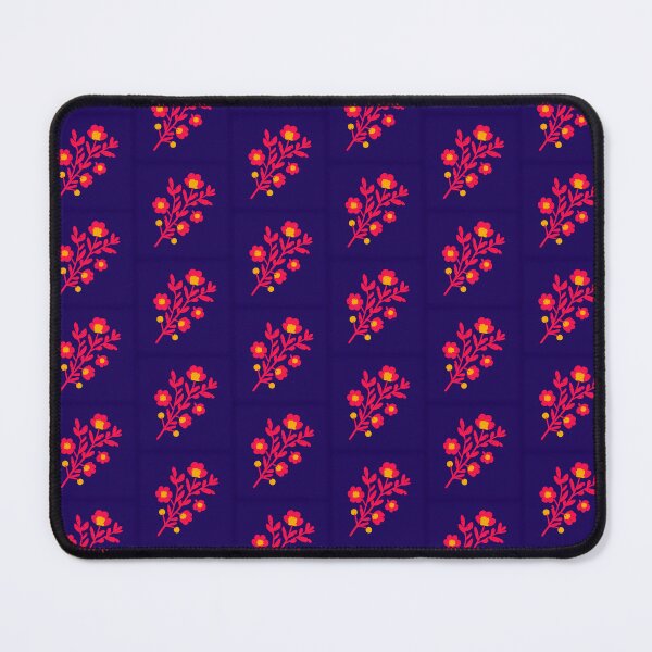 Item preview, Chic Folk Art Botanical - Textured Pink Wildflower designed and sold by UniqueDesign751.
